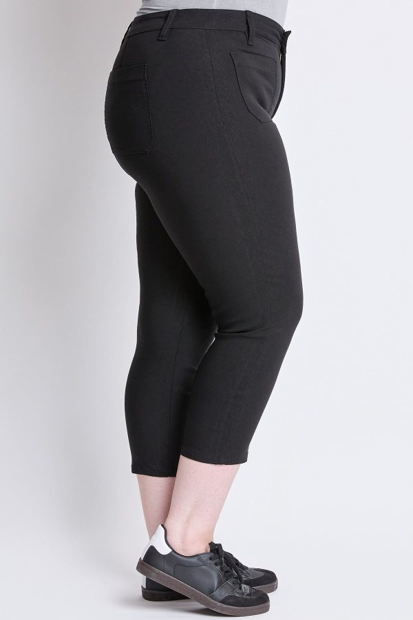 Women's Plus Hyperstretch Crop Straight Leg Pants - Image 3