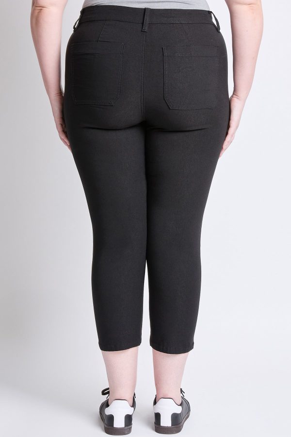 Women's Plus Hyperstretch Crop Straight Leg Pants - Image 4