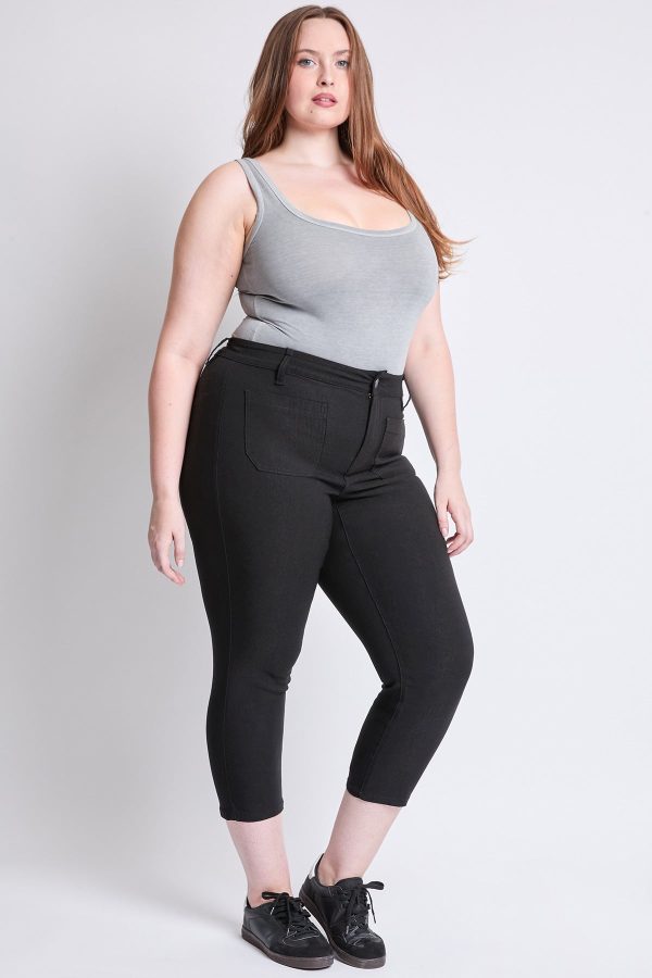 Women's Plus Hyperstretch Crop Straight Leg Pants - Image 6