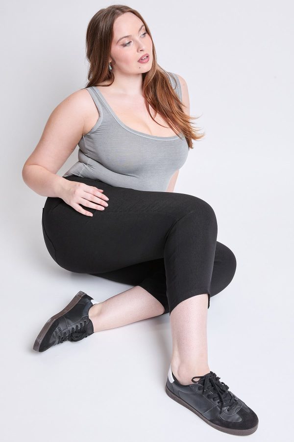 Women's Plus Hyperstretch Crop Straight Leg Pants - Image 7
