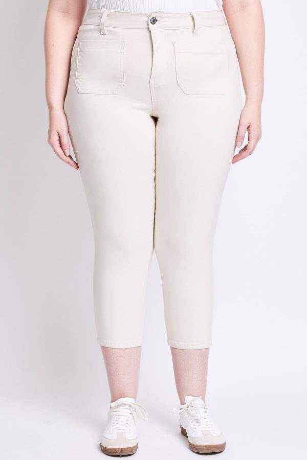 Women's Plus Hyperstretch Crop Straight Leg Pants - Image 2