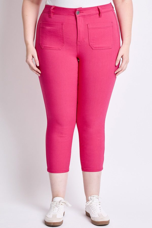 Women's Plus Hyperstretch Crop Straight Leg Pants - Image 2