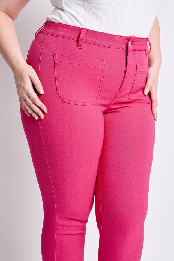 Women's Plus Hyperstretch Crop Straight Leg Pants - Image 3