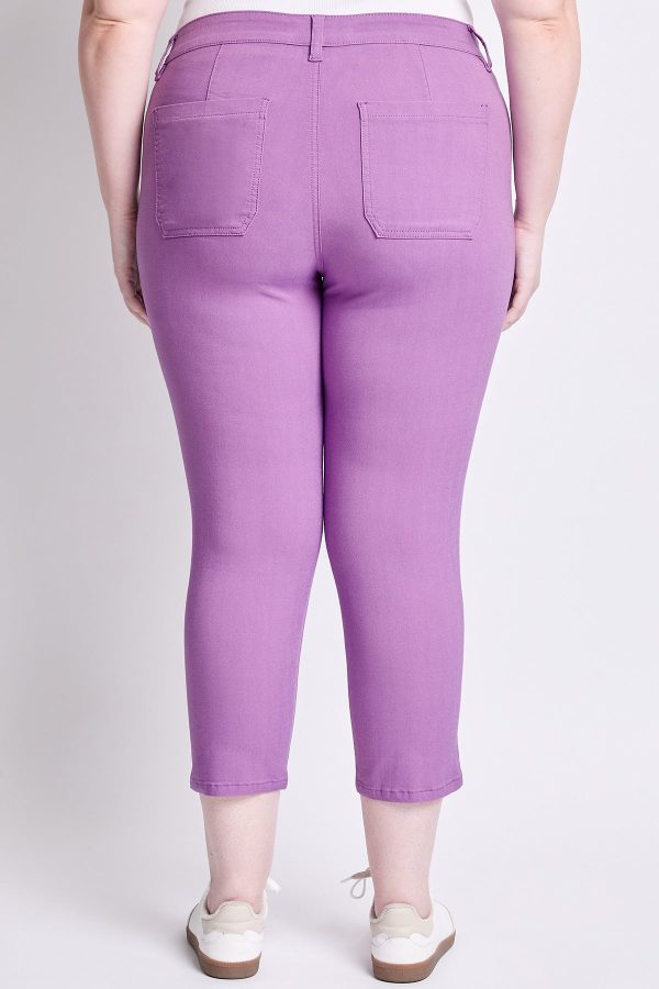 Women's Plus Hyperstretch Crop Straight Leg Pants - Image 4