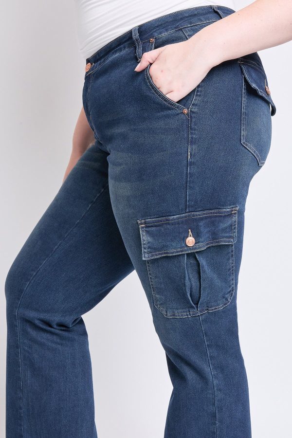 Women's Plus Low Rise Straight Leg Skater Jeans - Image 5