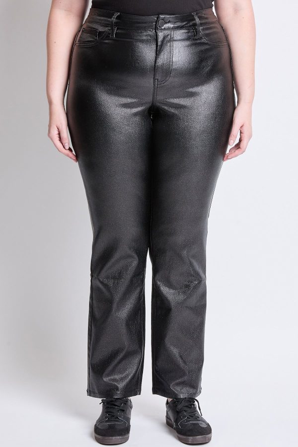 Women's Plus Hyperstretch Straight Leg Metallic Pant - Image 2