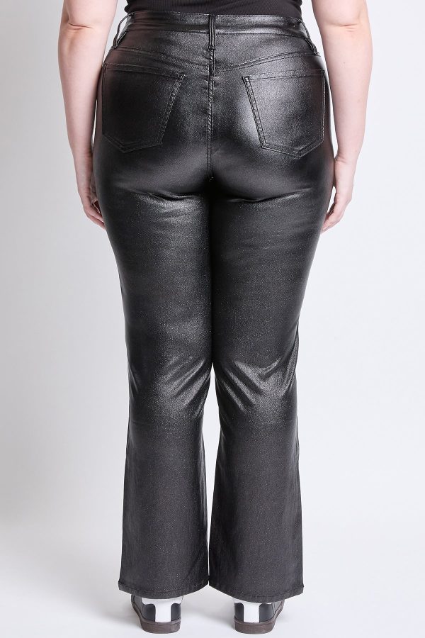 Women's Plus Hyperstretch Straight Leg Metallic Pant - Image 5