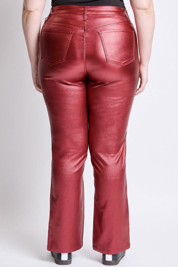 Women's Plus Hyperstretch Straight Leg Metallic Pant - Image 5