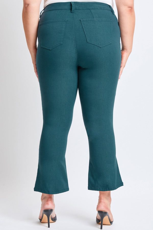 Women's Plus Hyperstretch Cropped Kick Flare Pants - Image 3