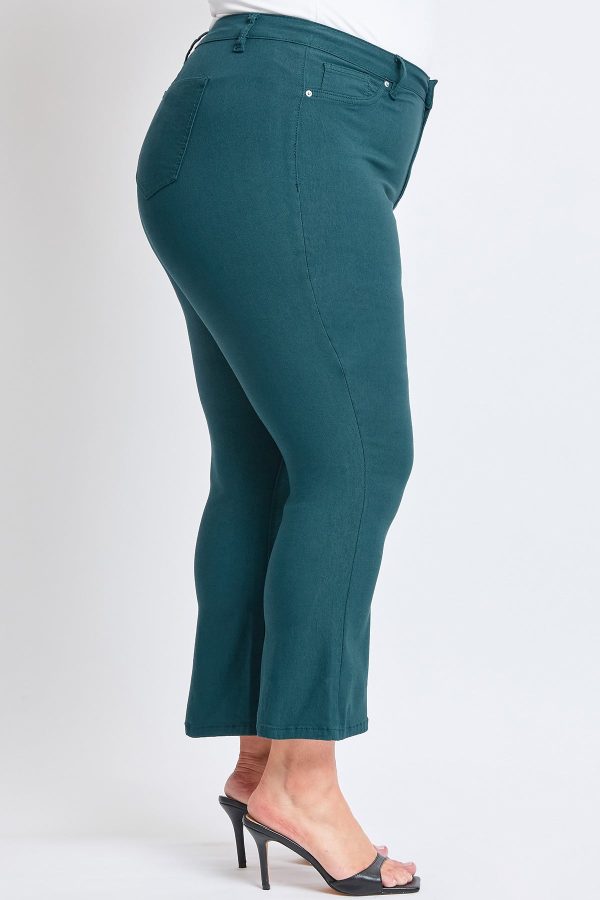 Women's Plus Hyperstretch Cropped Kick Flare Pants - Image 4