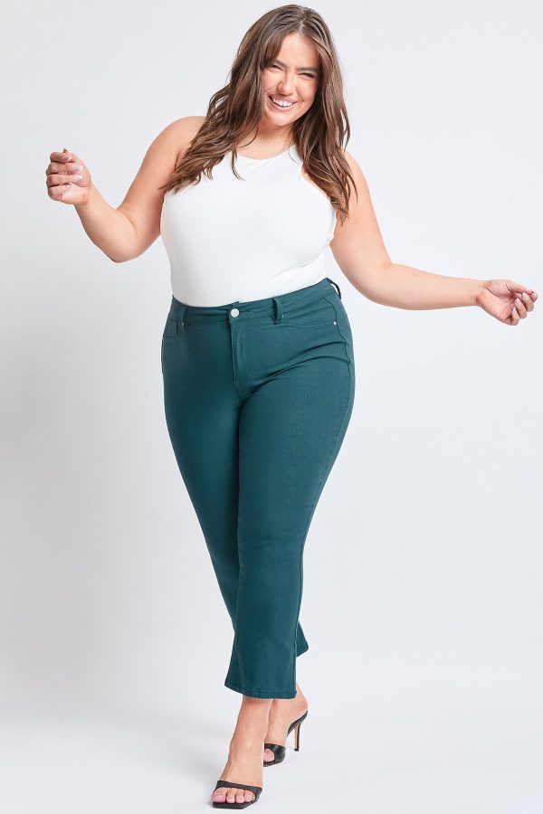 Women's Plus Hyperstretch Cropped Kick Flare Pants - Image 6