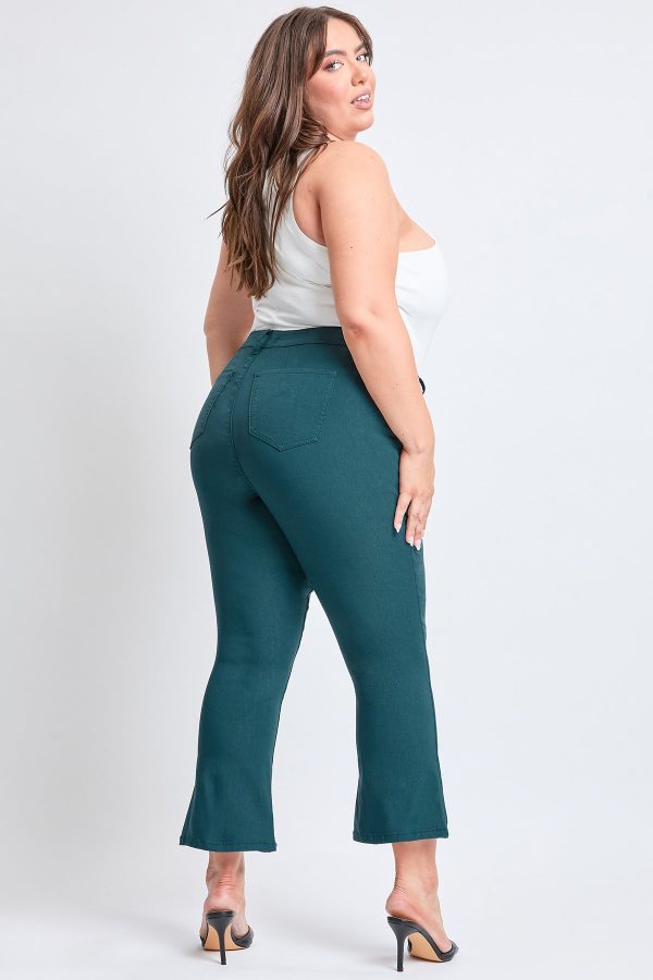 Women's Plus Hyperstretch Cropped Kick Flare Pants - Image 2