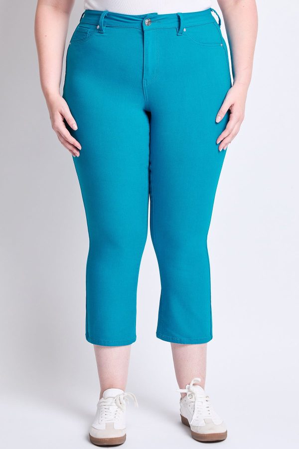 Women's Plus Hyperstretch Cropped Kick Flare Pants - Image 2