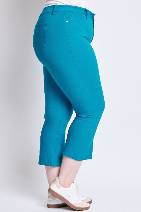 Women's Plus Hyperstretch Cropped Kick Flare Pants - Image 3