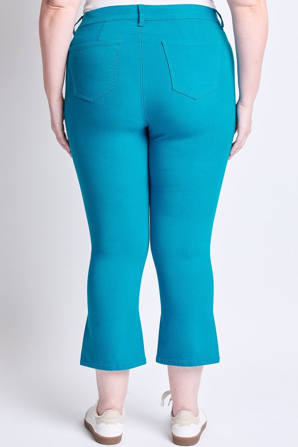 Women's Plus Hyperstretch Cropped Kick Flare Pants - Image 4