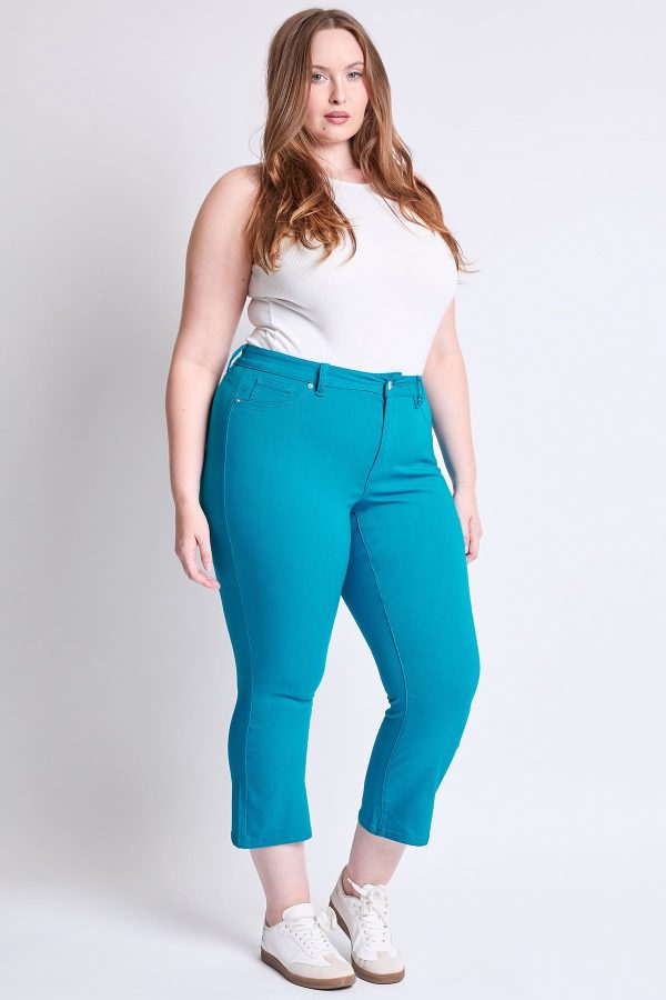 Women's Plus Hyperstretch Cropped Kick Flare Pants - Image 5