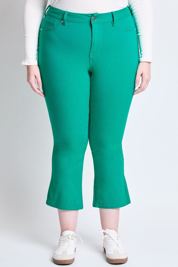 Women's Plus Hyperstretch Cropped Kick Flare Pants - Image 2