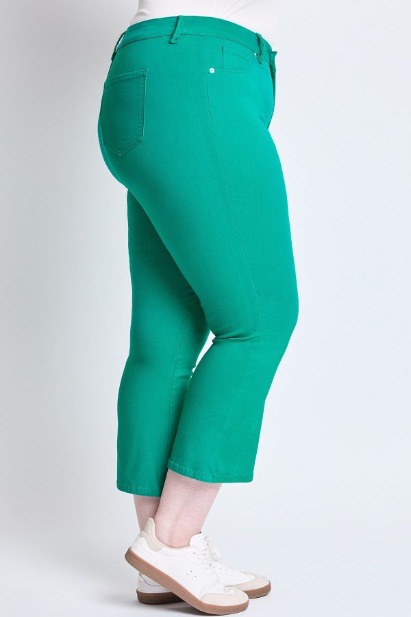 Women's Plus Hyperstretch Cropped Kick Flare Pants - Image 3