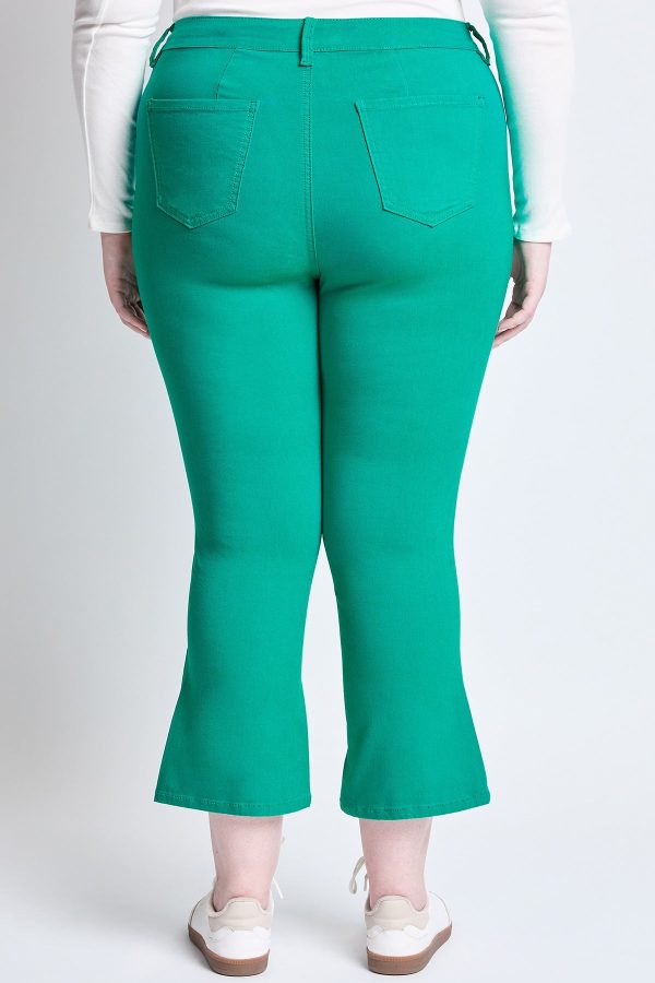 Women's Plus Hyperstretch Cropped Kick Flare Pants - Image 4