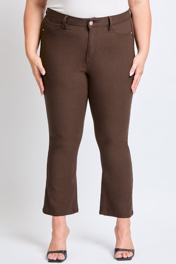 Women's Plus Hyperstretch Cropped Kick Flare Pants - Image 4