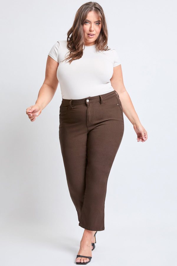 Women's Plus Hyperstretch Cropped Kick Flare Pants - Image 5