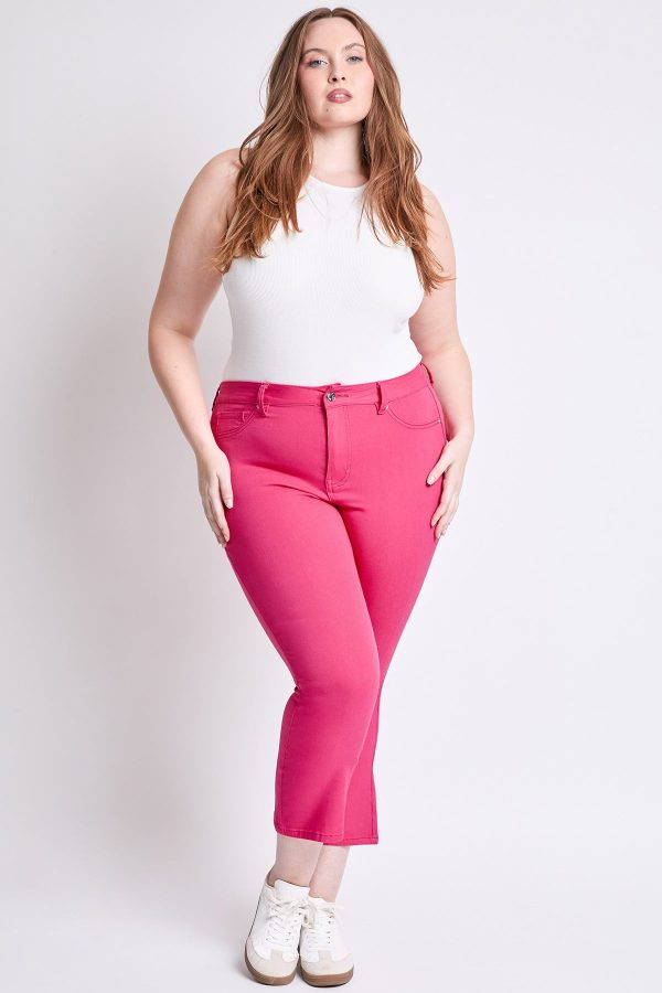 Women's Plus Hyperstretch Cropped Kick Flare Pants - Image 5