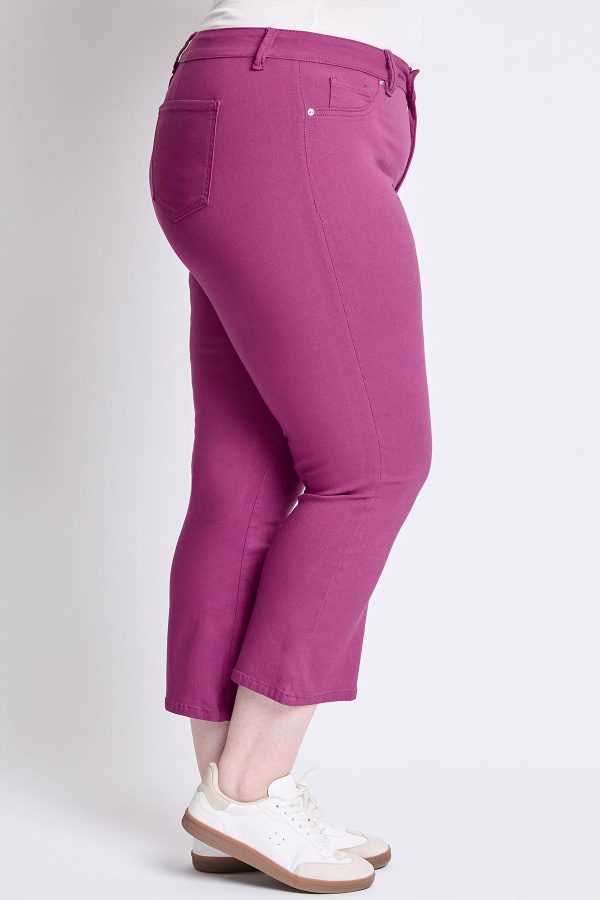 Women's Plus Hyperstretch Cropped Kick Flare Pants - Image 3