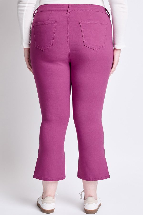 Women's Plus Hyperstretch Cropped Kick Flare Pants - Image 4