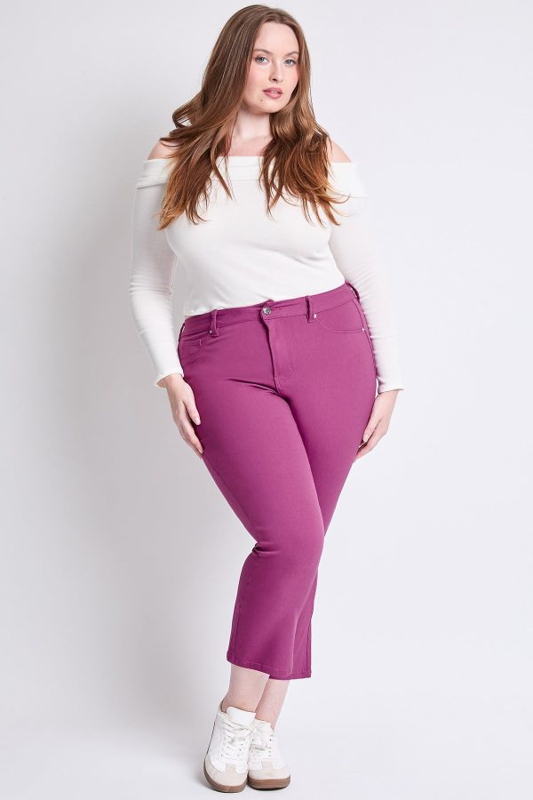 Women's Plus Hyperstretch Cropped Kick Flare Pants - Image 5