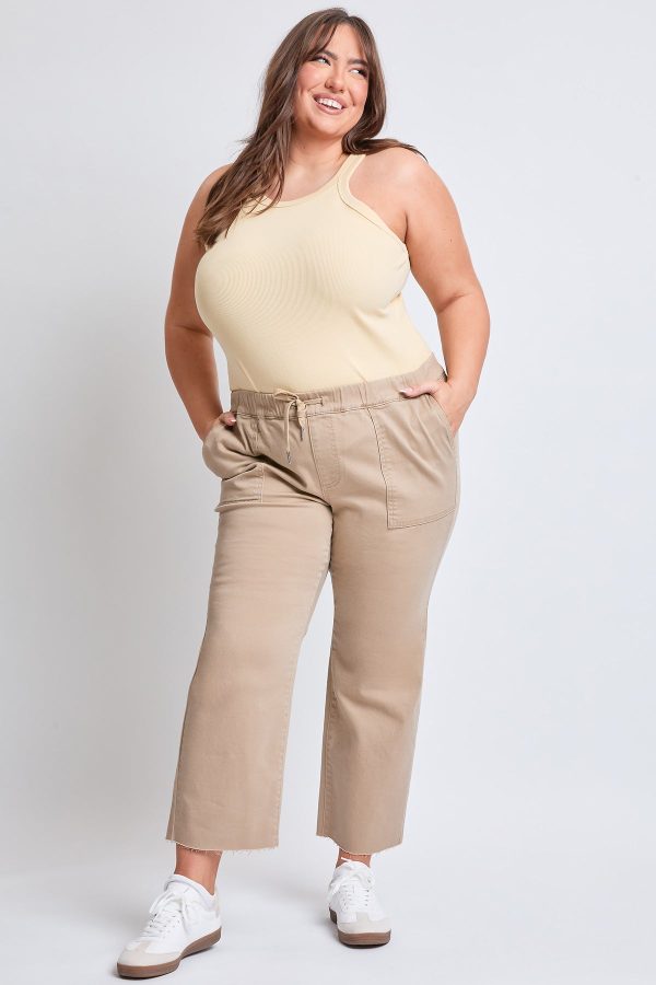 Women's Plus High Rise Straight Leg Jogger Pant - Image 7