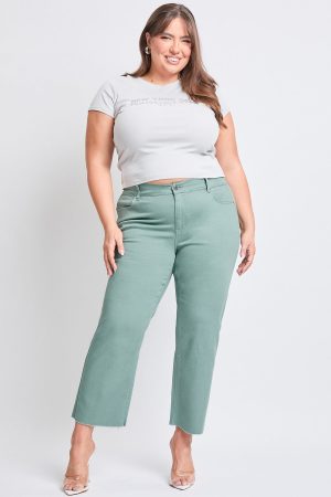 Women's Plus High Rise Straight Leg Jogger Pant