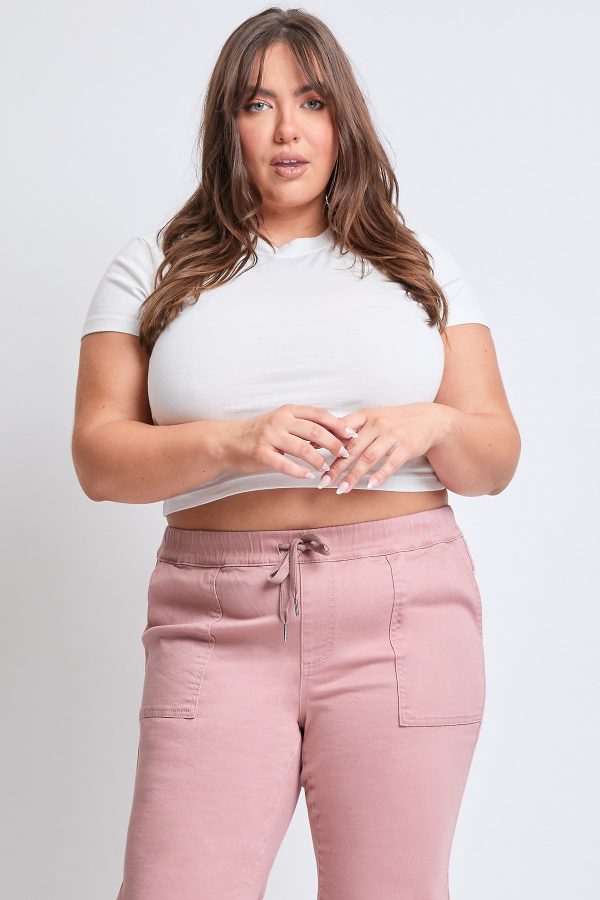 Women's Plus High Rise Straight Leg Jogger Pant - Image 5
