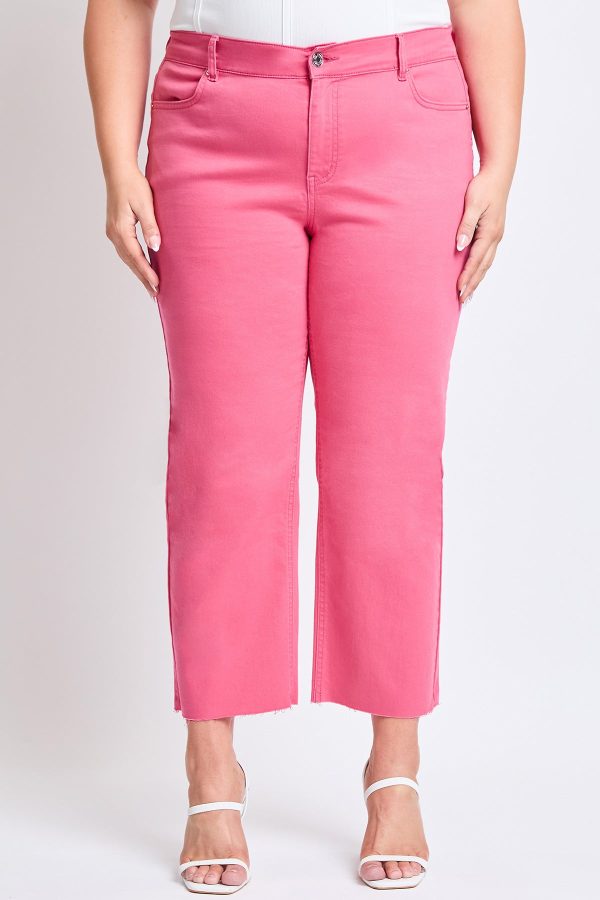 Women's Plus Hyperstretch Cropped Wide Leg Pants - Image 2