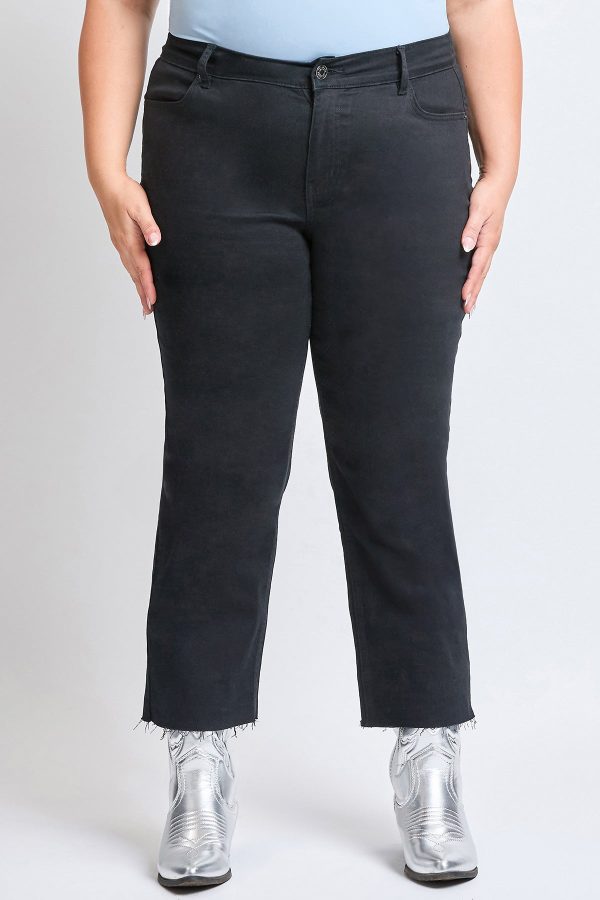 Women's Plus Hyperstretch Cropped Wide Leg Pants - Image 2