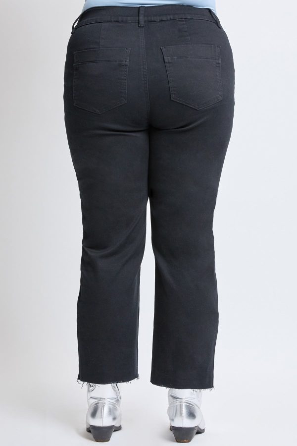 Women's Plus Hyperstretch Cropped Wide Leg Pants - Image 4