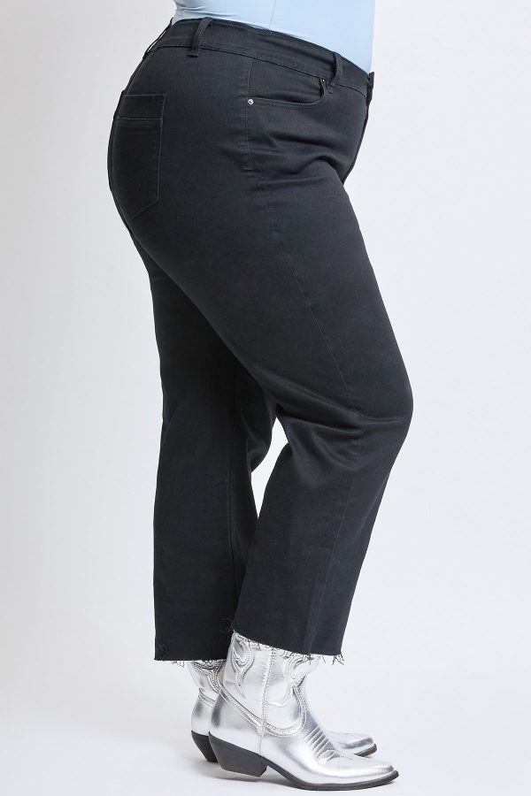 Women's Plus Hyperstretch Cropped Wide Leg Pants - Image 6