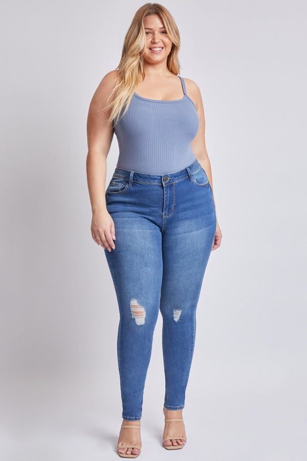 Women's Plus Essential Skinny Jeans - Image 3