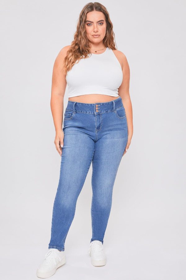 Women's Plus Essential Sustainable Skinny Jeans - Image 3