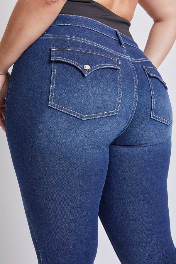 Women's Plus Size Sustainable Mid Rise Bootcut Jeans - Image 6