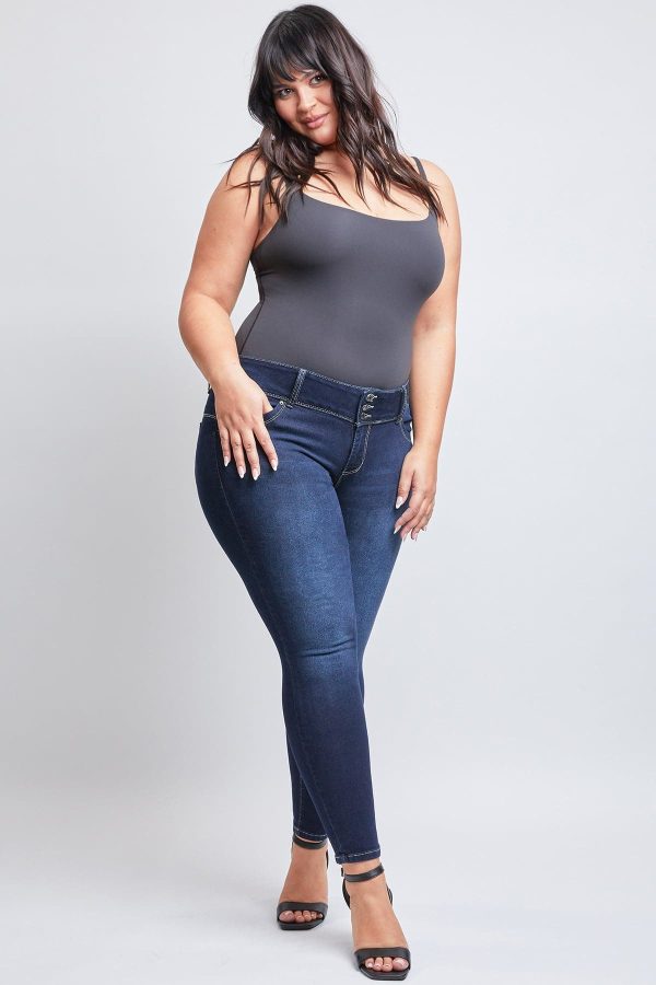 Women's Plus WannaBettaButt Skinny Jeans - Image 4