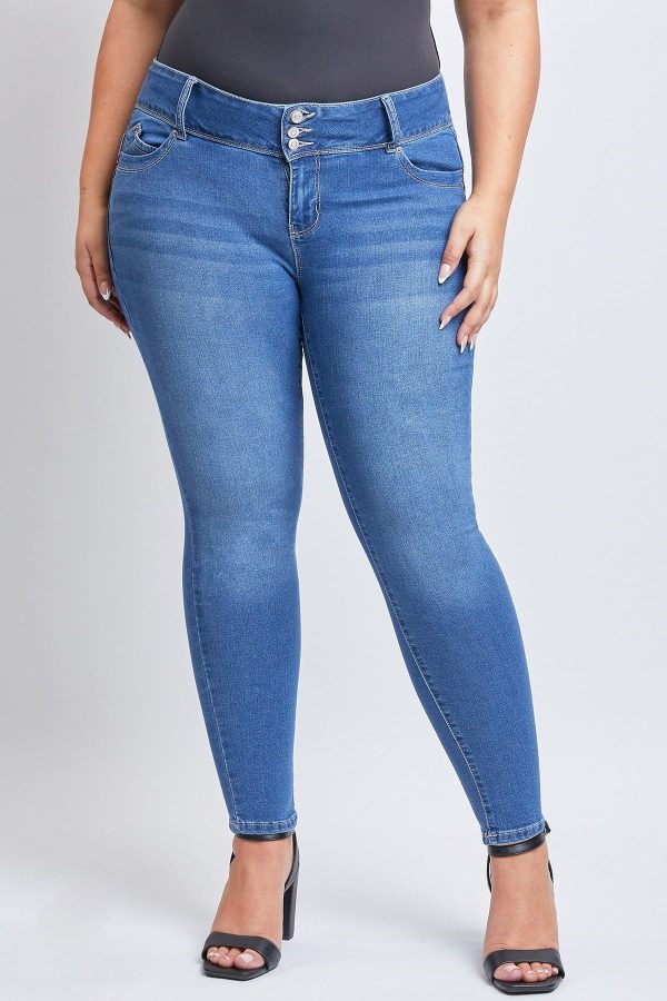 Women's Plus WannaBettaButt Skinny Jeans - Image 2
