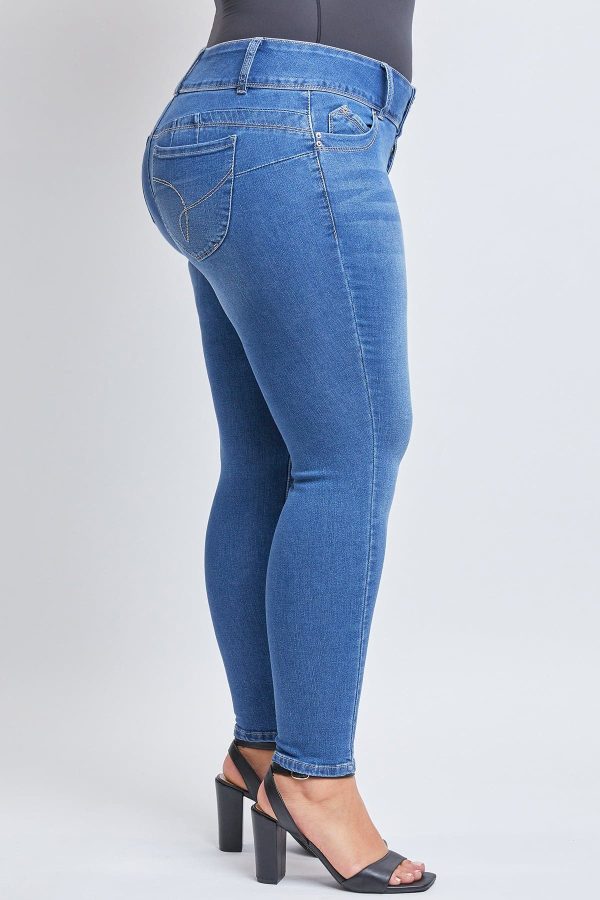 Women's Plus WannaBettaButt Skinny Jeans - Image 3