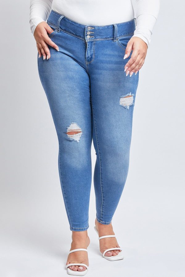 Women's Plus WannaBettaButt Skinny Jeans - Image 2