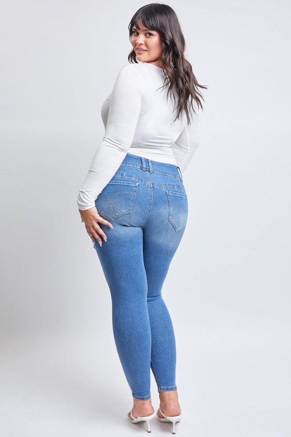 Women's Plus WannaBettaButt Skinny Jeans - Image 4