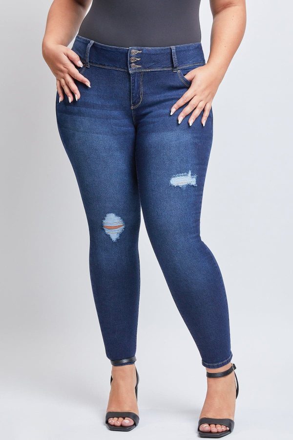 Women's Plus WannaBettaButt Skinny Jeans - Image 2
