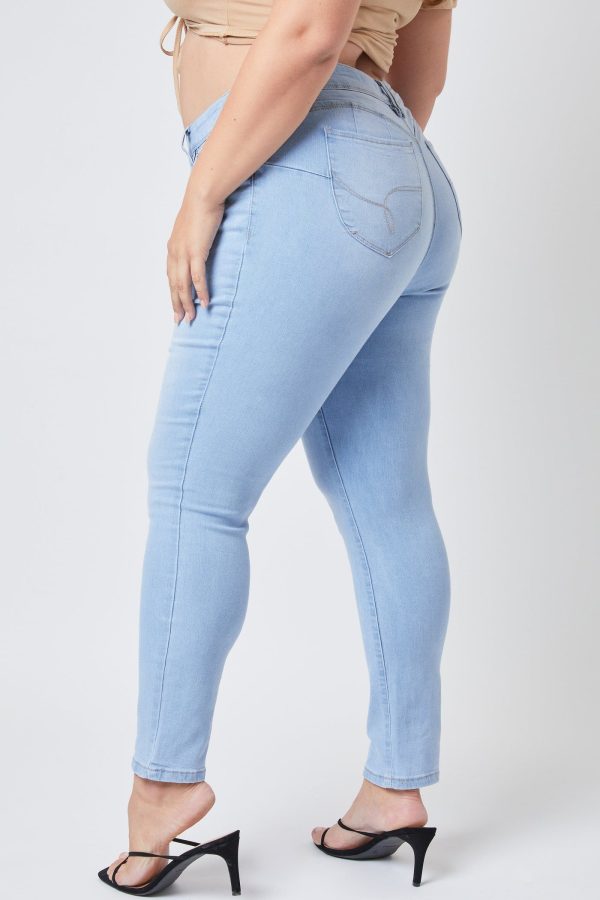 Women's Plus Sustainable WannaBettaButt Skinny Jeans - Image 3