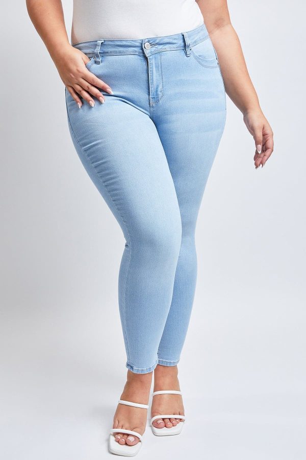 Women's Plus Sustainable WannaBettaButt Skinny Jeans - Image 3