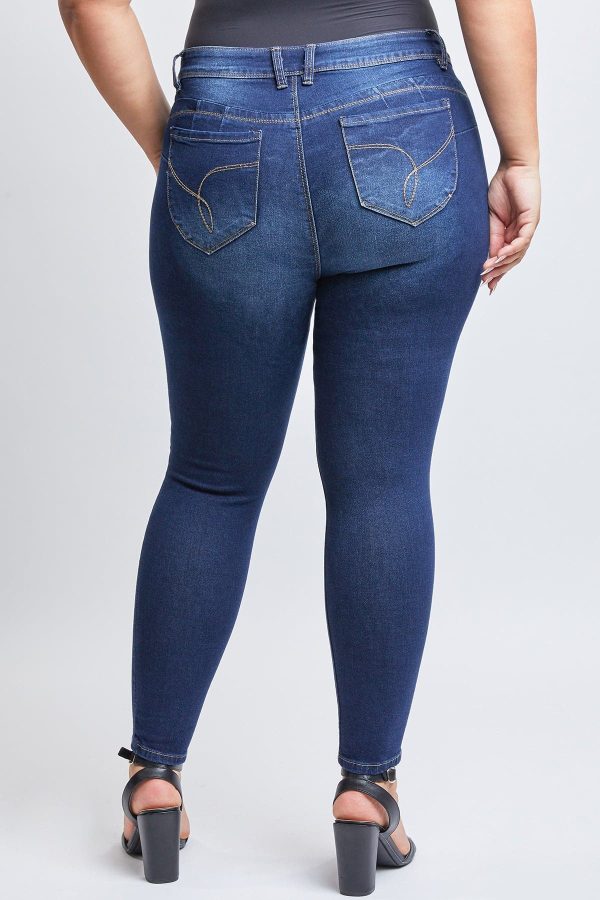 Women's Plus Sustainable WannaBettaButt Skinny Jeans - Image 4