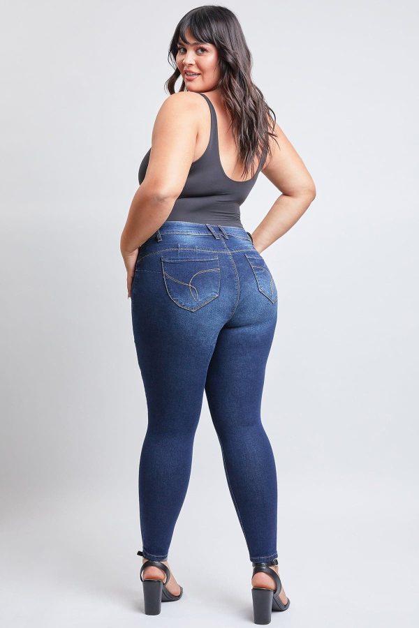 Women's Plus Sustainable WannaBettaButt Skinny Jeans - Image 5