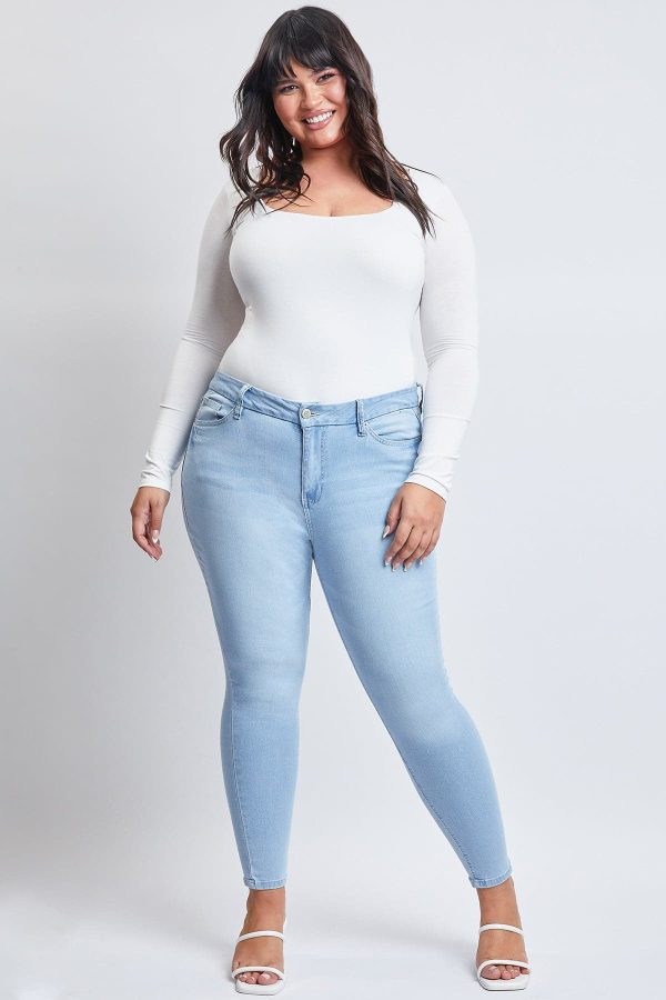 Women's Plus Size  Sustainable Curvy Fit  Skinny Jeans - Image 2
